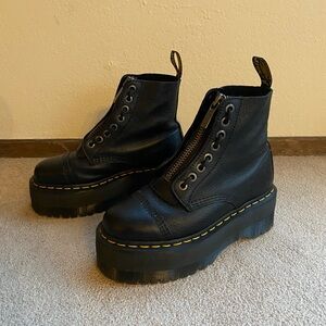 Dr. Martens Black Leather Sinclair Boots